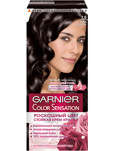 Краска для волос Garnier Color Sensation 2.0 Черный бриллиант